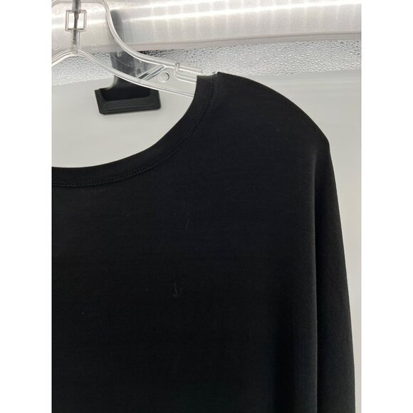 Matilda Jane Hi Low Top Split Back Long Sleeve Black Size Medium - Picture 4 of 9